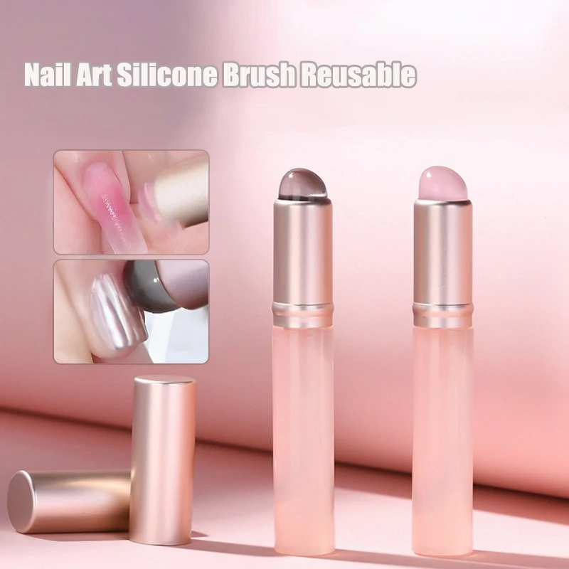 Contour Palette Stick - 1Pcs 네일 아트 실리콘 애플리케이터 스틱