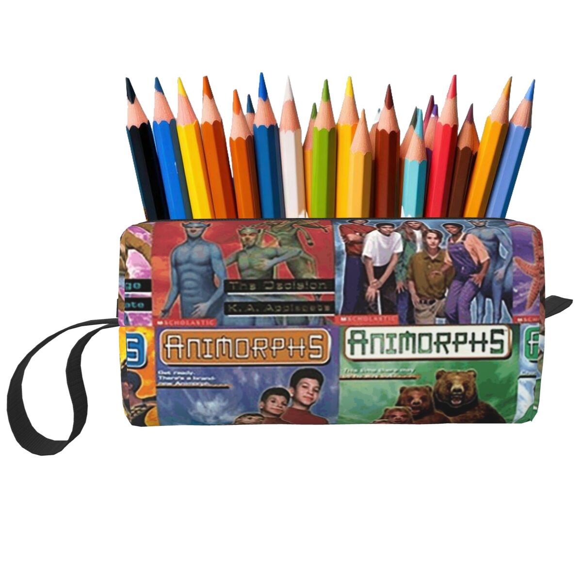 Beauty Book Makeup Kit - Animorphs 책 표지 메이크업 가방 화장품