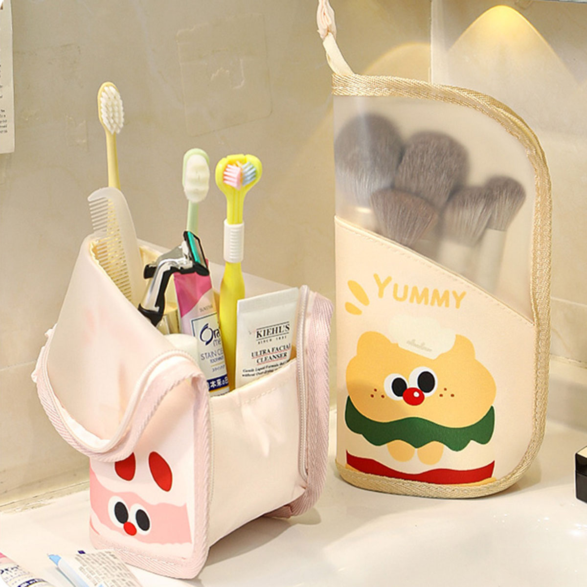 Beauty Makeup Organizer - 1Pcs 화장품 가방 여행 스탠드 보관