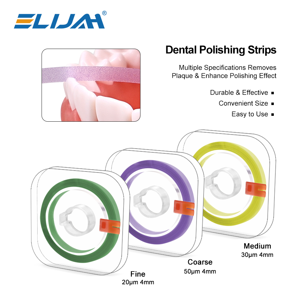 Teeth Whitening Strips - 엘리야 1롤 치과용 폴리싱 스트립 롤