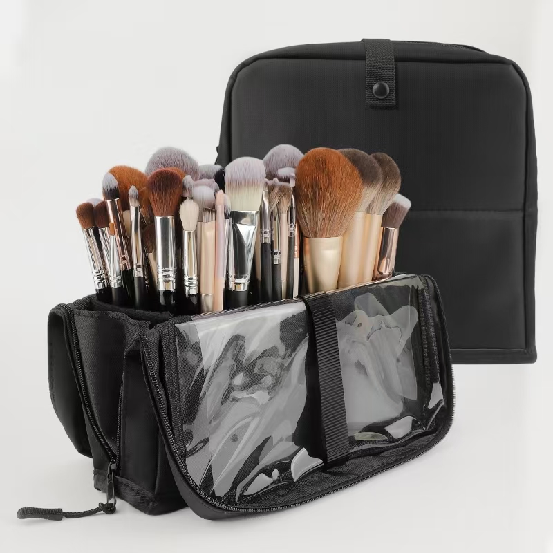 대형 블랙 접이식 메이크업 가방 14-40홀 보관함 뷰 - Beauty Makeup Organizer 리뷰 및 가격