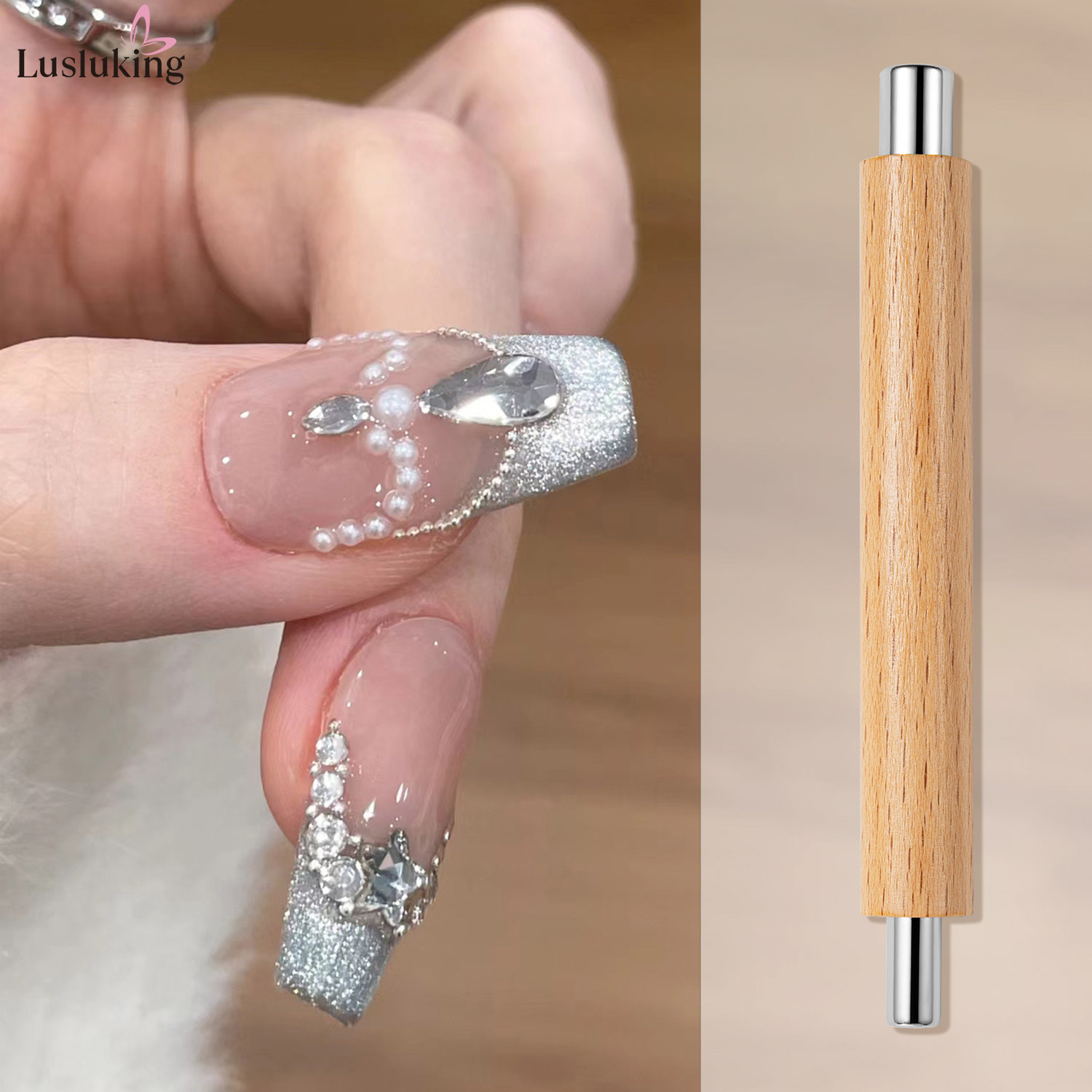 네일 아트 마그네틱 스틱 고양이 눈 자석 막대 나무 손 - Contour Palette Stick 리뷰 및 가격