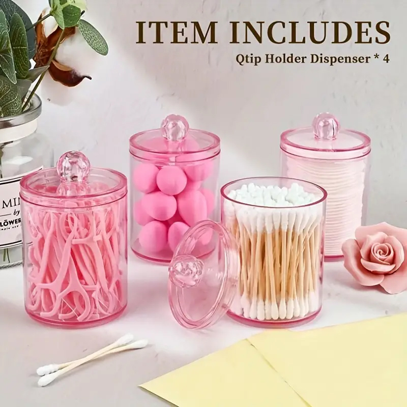 투명 목화 면봉 보관 상자 휴대용 메이크업 화장품 주최 - Beauty Makeup Organizer 리뷰 및 가격