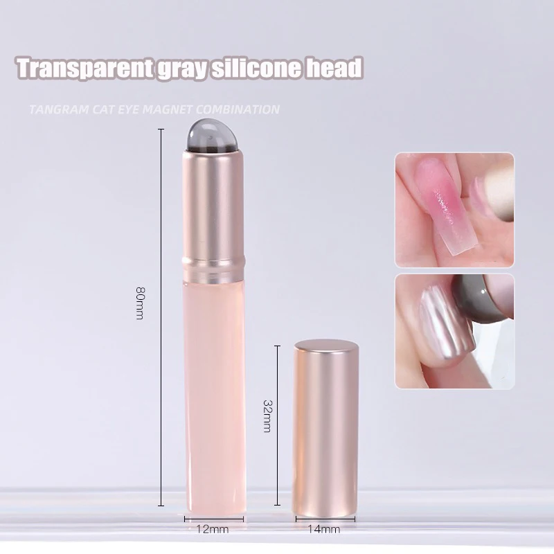 1Pcs 네일 아트 실리콘 애플리케이터 스틱 브러쉬 립 - Contour Palette Stick 리뷰 및 가격