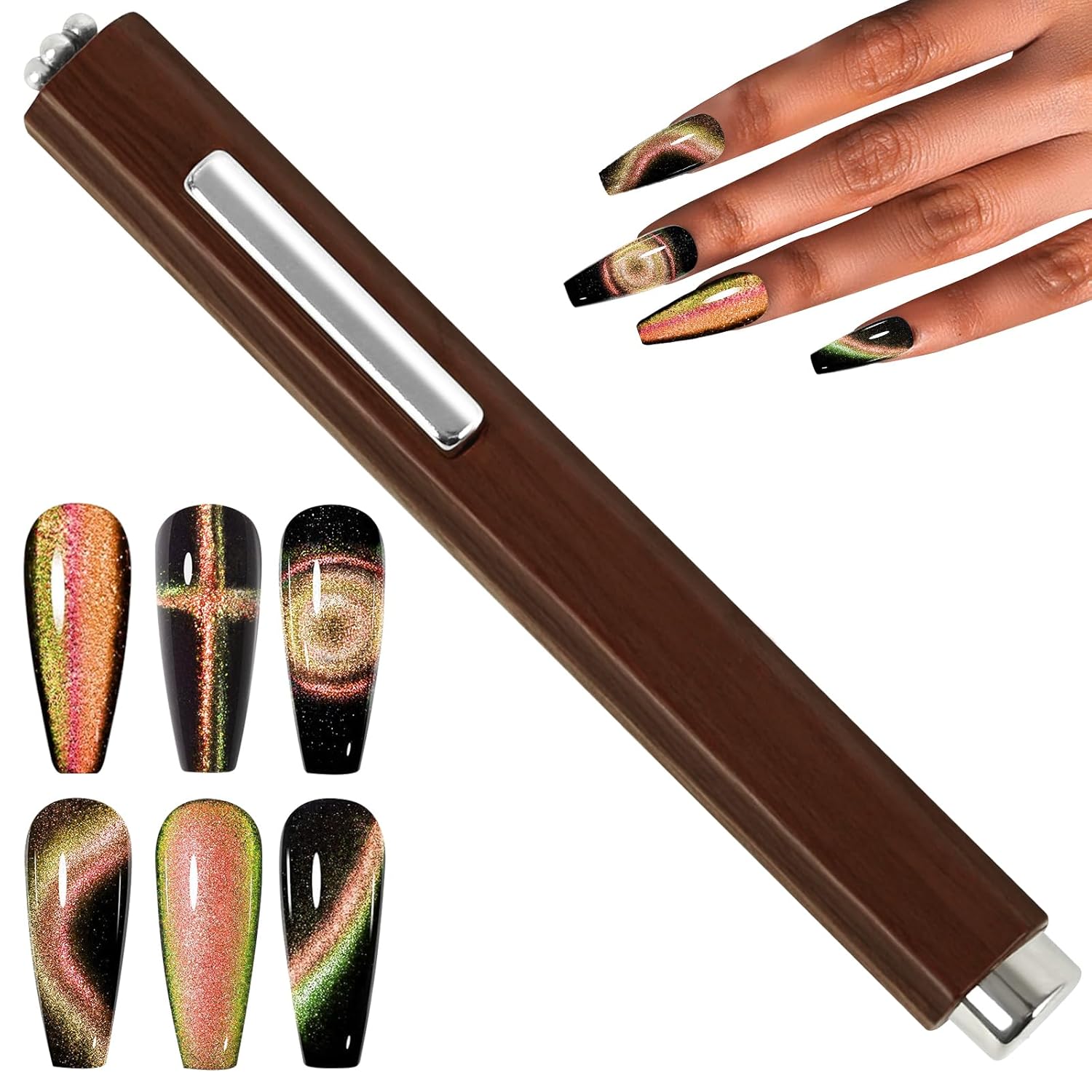 3 in 1 다기능 캣아이 마그넷 네일아트 디자인용 강 - Contour Palette Stick 리뷰 및 가격