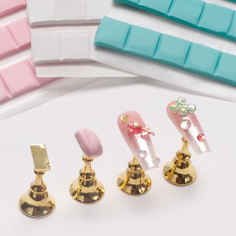 1 팩 네일 접착제 접착제 클레이 스틱 손톱 팁 홀더  - Contour Palette Stick 리뷰 및 가격