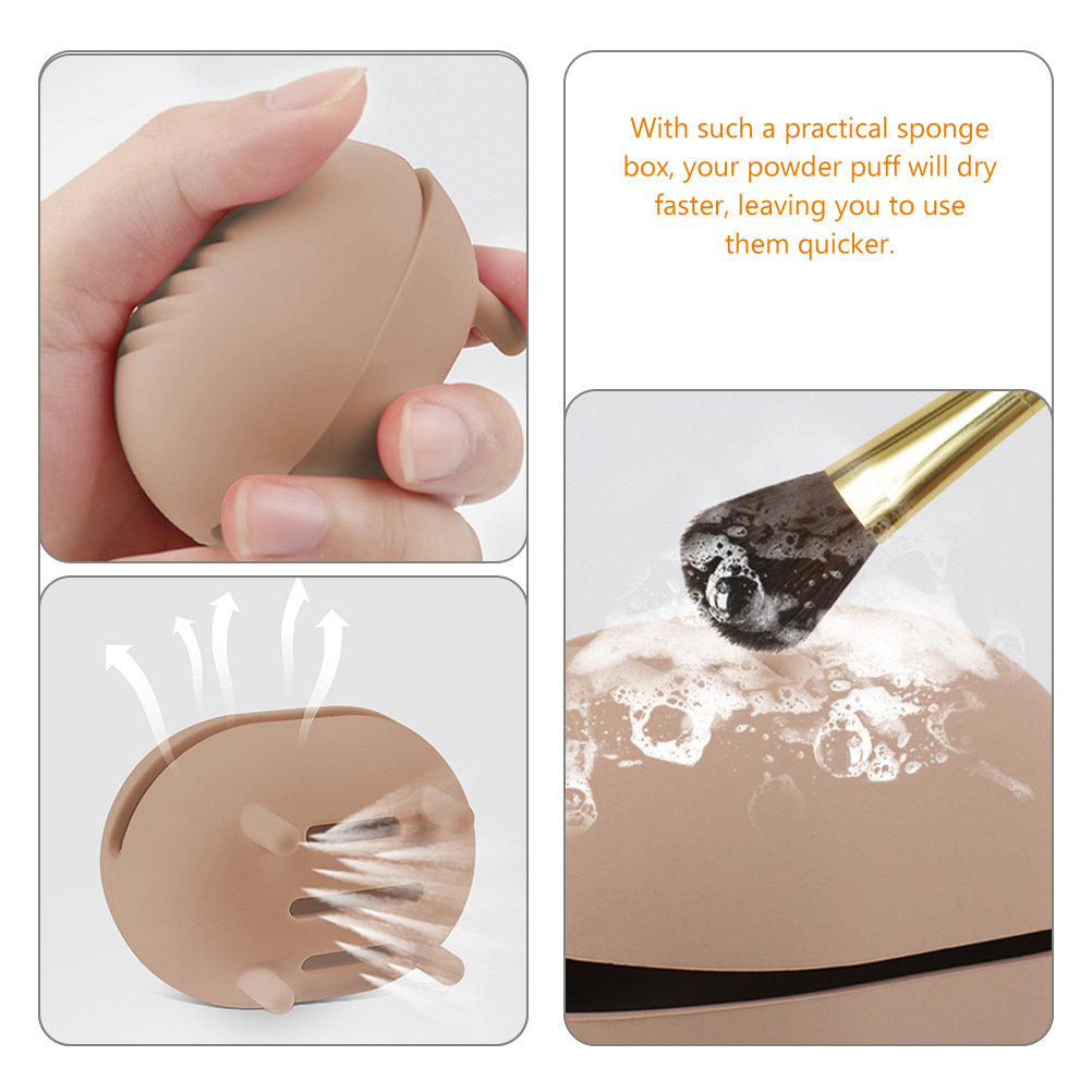 프리미엄 실리콘 메이크업 스펀지 케이스 - 파운데이션  - Beauty Makeup Organizer 리뷰 및 가격