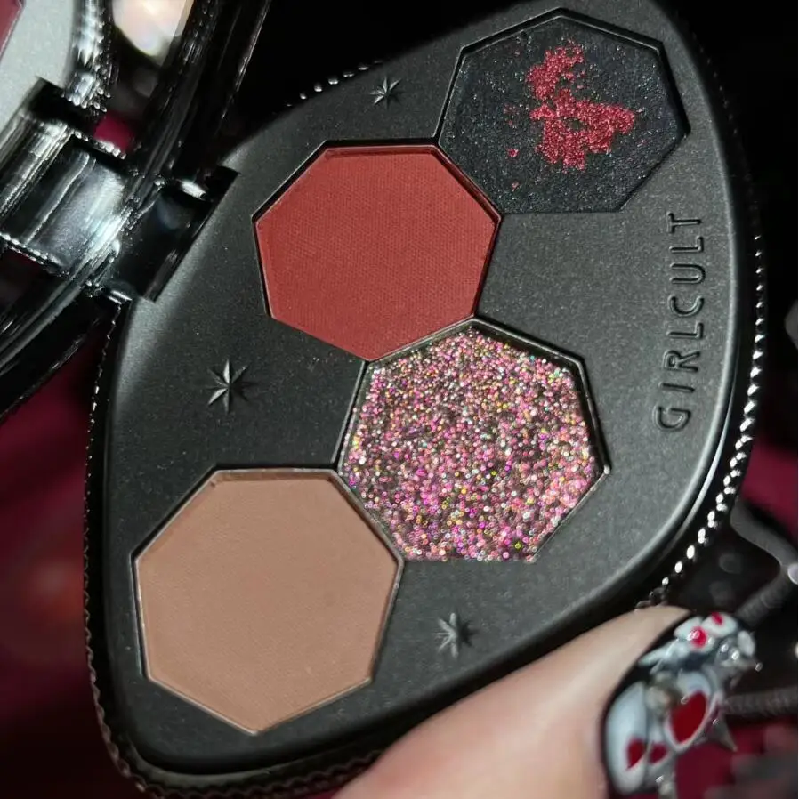 Girlcult 4 색 아이섀도우 팔레트 쉬머 매트 카 - Beauty Book Makeup Kit 리뷰 및 가격